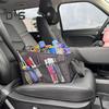 Складной органайзер для автомобильного сиденья, многокарманный контейнер для хранения вещей, органайзер для багажника автомобиля с регулируемыми ремнями для парков, пляжей, пикников