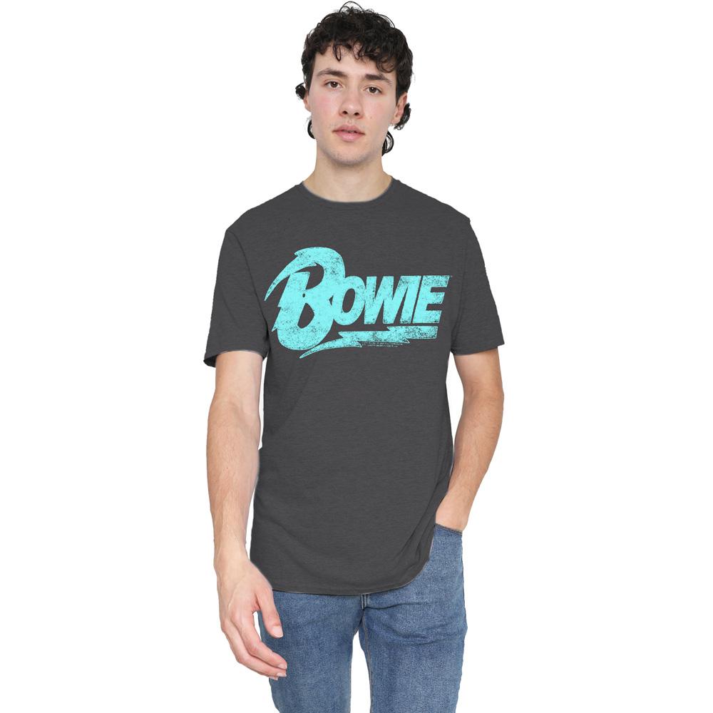 David Bowie Unisex Adult Logo T-Shirt