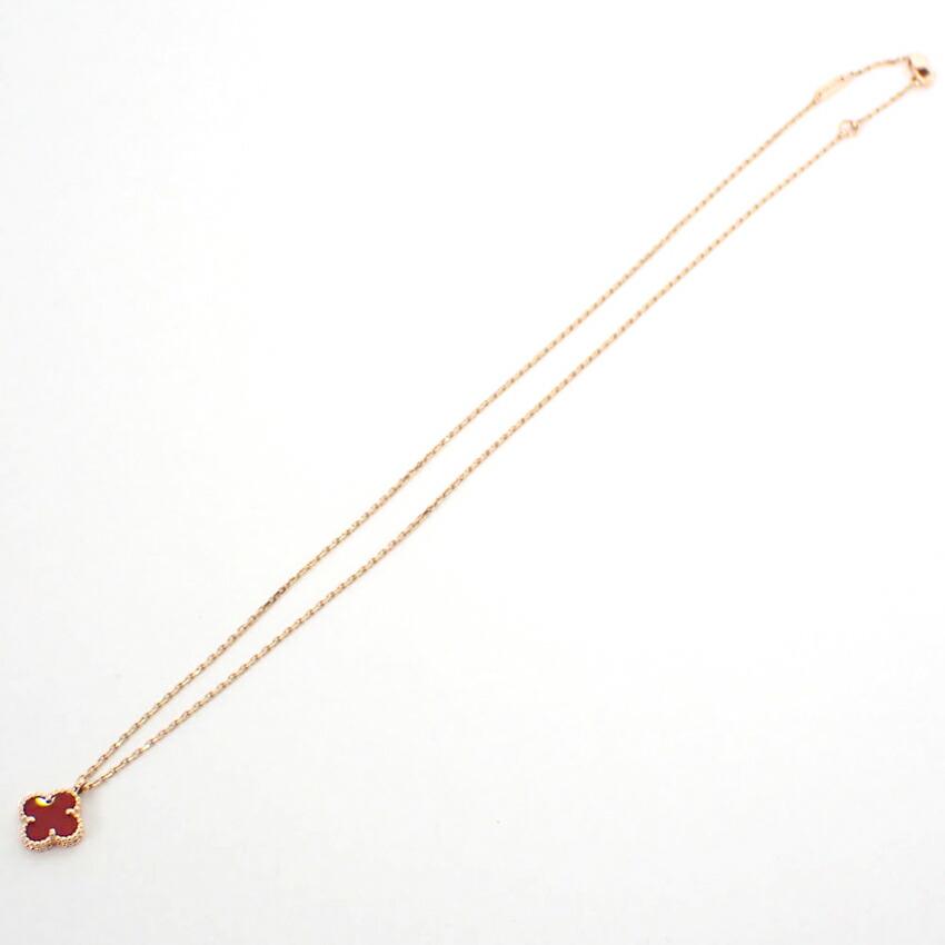 [Б/у] VanCleef & Arpels/VanCleef & Arpels 750RG Sweet Alhambra Carnelian Ожерелье/g445-32