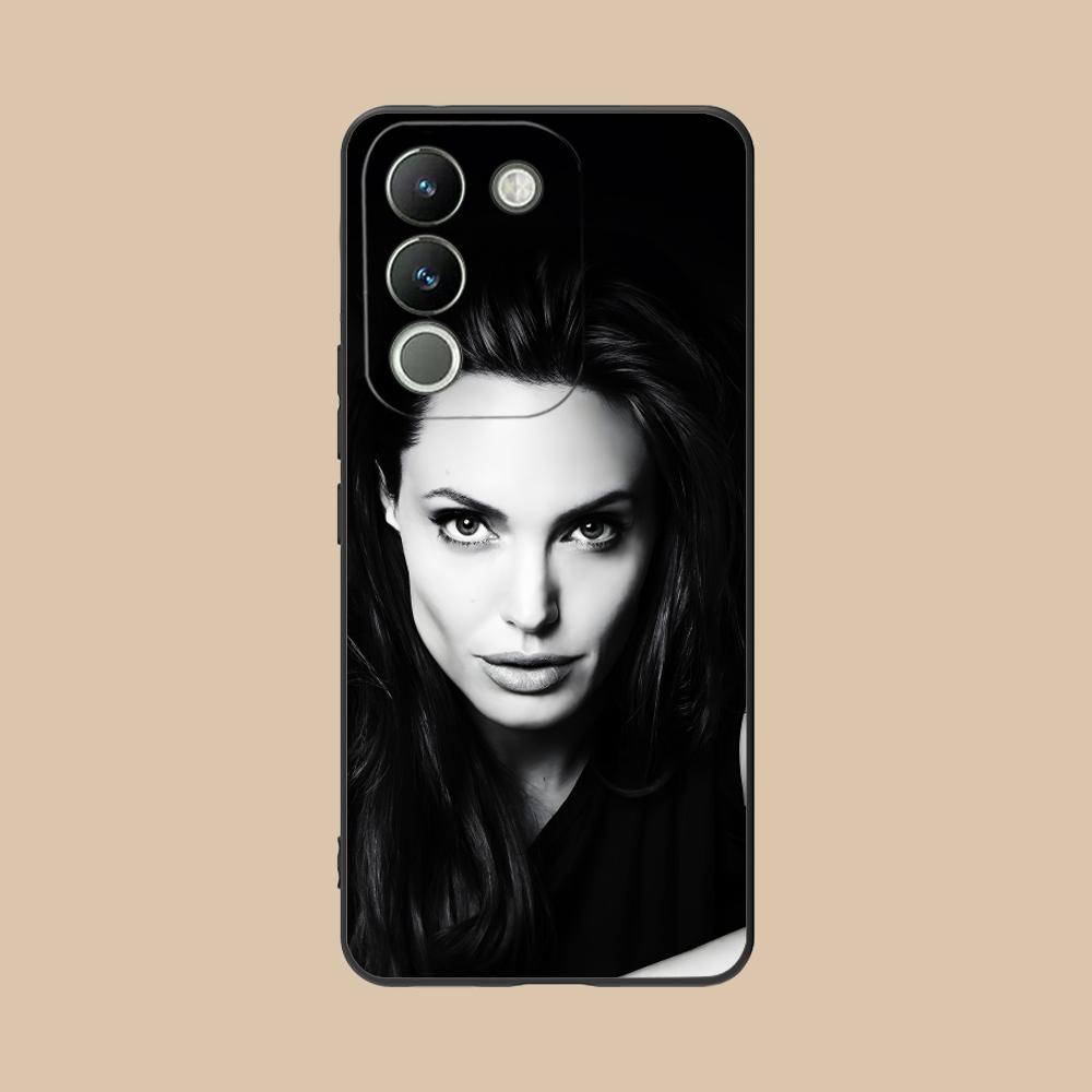 Матовый чехол из ТПУ Angel Jolie для мобильного телефона VIVO Y77 76 75 74 73 72 58 56 55 51 50 38 36 Y19 Y18 Y03 Y01 5G Цветная обложка