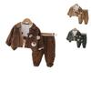 Kids Casual Long-Sleeve Set, Comfortable Daily Wear Outfits