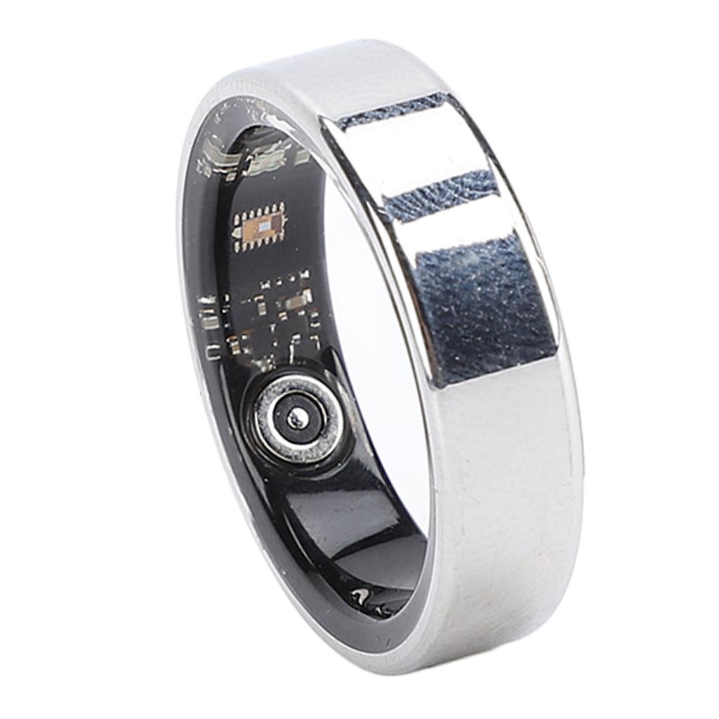 Fitness Sleep Health Tracker Ring Lightweight Aluminium Alloy Step Counter Smart Ring with Charging