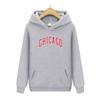Chicago Men Hoodie Fashion Oversize Hoodies Women Pocket Long Sleeve Hoodies Clothing Chicago Sweatshirt Women Sweatshirts