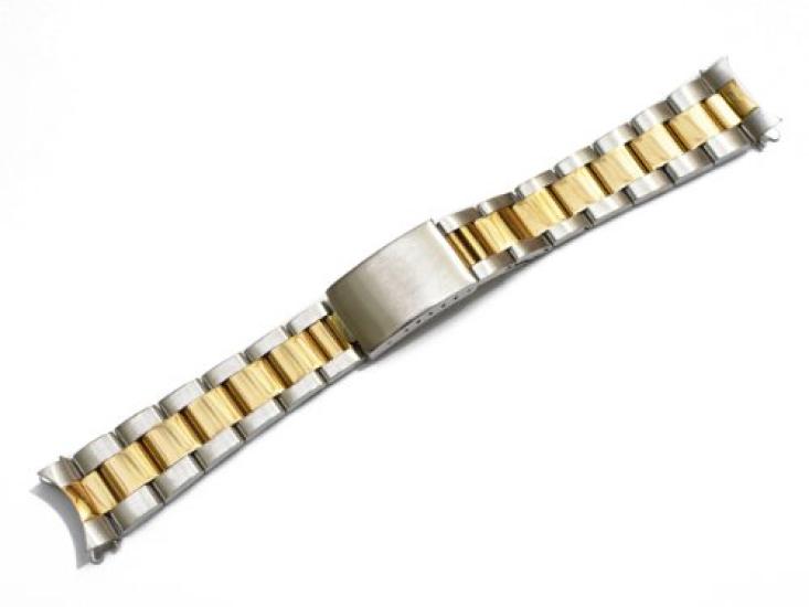 Запчасти King Watch Совместимы с Rolex Datejust Aftermarket Oyster Нержавеющая сталь Глянцевый Старая модель r00 [Импорт Оригинал] - - Мужской Браслет, Сталь, Отделка,