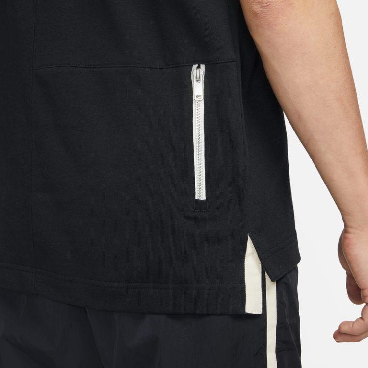 Nike Футболки Мужские Черные С Круглым Вырезом Умеренные DD7019-010