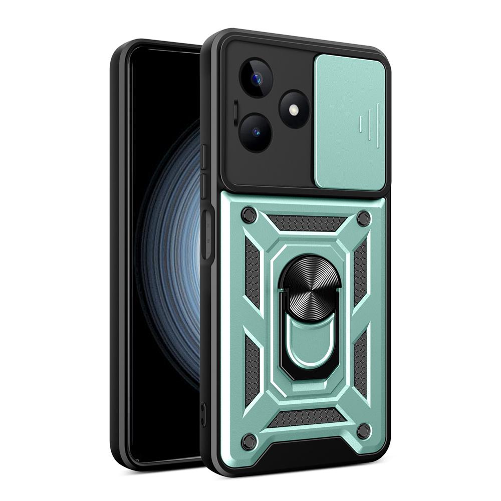 KEYSION Противоударный чехол для Realme C55 C53, защитное кольцо для камеры, задняя крышка-подставка для телефона для OPPO Realme Narzo N55 N53