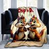 1pc, Chip 'n Dale Cartoon Blanket- Cute Cartoon Characters Stuffed Animal for Room Decor, Birthday Gift, Home Decoration, All Seasons Use, W