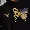 Fashion Butterfiy and Snake R Brooch For Women Ladies