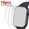 10pcs TPU Clear Smartwatch Screen Protect Film For iWatch 38 40 41 42 44 45 49mm Ultra/Se/10//9/8/7/6/5/4/3/2/1 Series