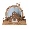 Nativity Scene Countdown Ornament Christmas Lighted Nativity Scene Centerpiece The Resurrection of Jesus Easter Ornament for Indoor Tabletop Mantel