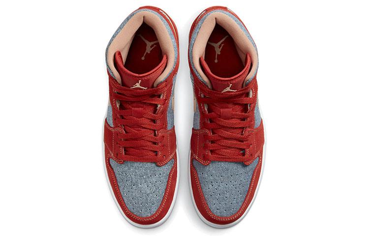 Jordan 1 Mid Denim Red DM4352-600