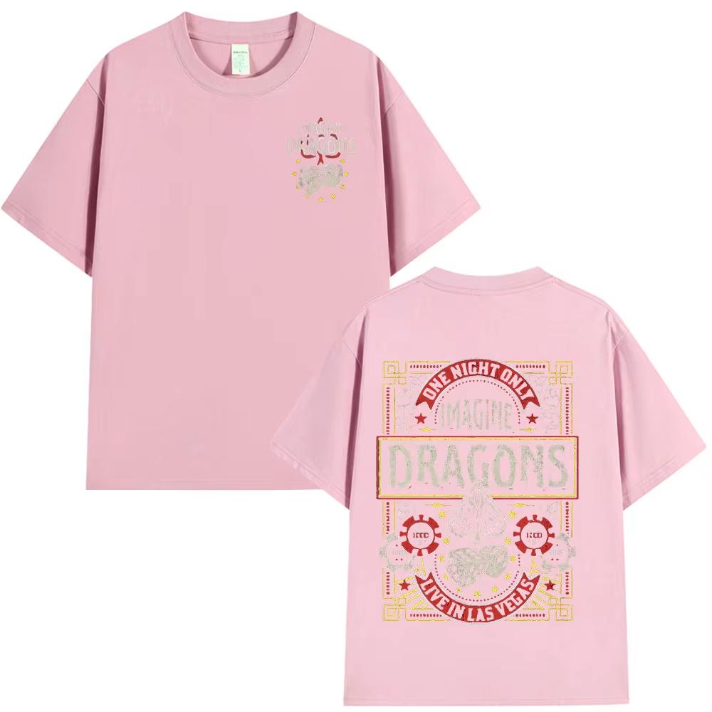 Rock Band Imagine Dragons Music Album T Shirt Fashion Hip Hop Tshirt Unisex WOMEN Cotton Comfort Short Sleeve Tshirts Streetwear