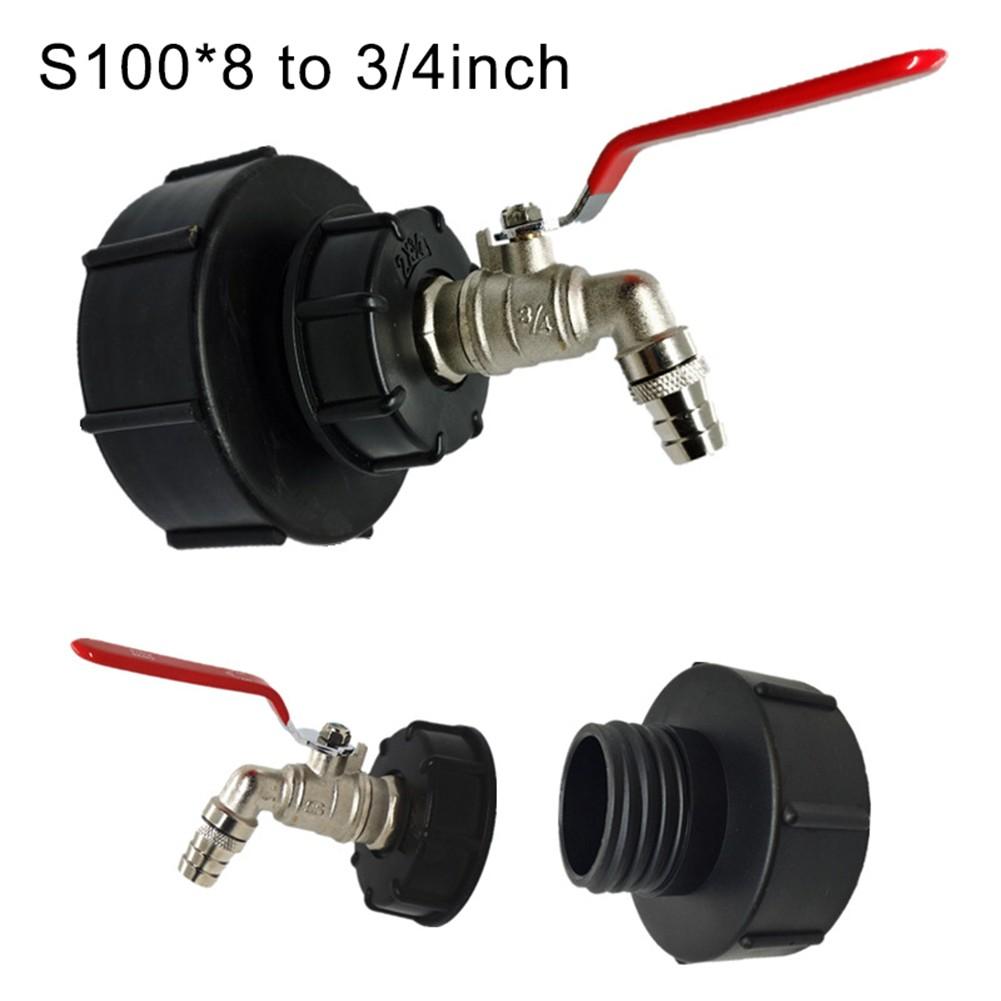IBC Tote Tank Hose Valve Adapter for Efficient Garden Irrigation Tasks
