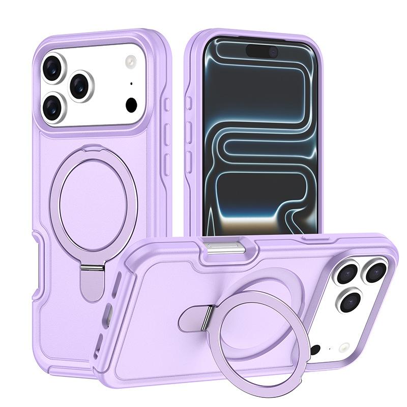 Для IPhone 17 Pro Max Armor Круглый Хвост Ракетка Подставка Чехол для Телефона