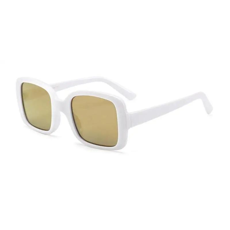 Black Square Sunglasses Vintage Shades For Women Luxury Brand Designer Sexy White Gold Female Mirror Glasses SH162