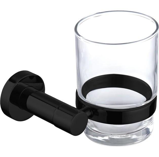 Стакан Omnires Modern Project MP60320BL, черный