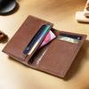 Durable Real Leather Card Holder Mens VIP Credit Cards Wallet Slim Business Card Keys Earphone Storage Small Purse