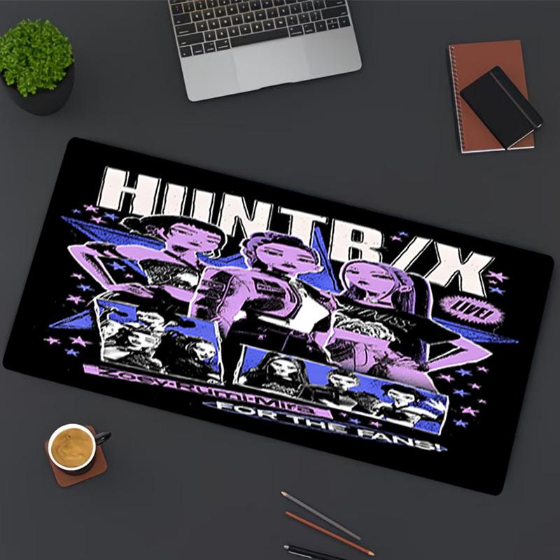 Коврик для мыши с принтом KPop Demon Hunters, для клавиатуры, ноутбука, ПК, для офиса, дома, Декор стола, Идеальный подарок на день рождения для геймеров