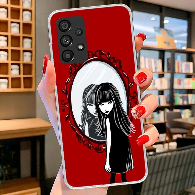 Comics Emily The Strange Phone Case For Samsung Galaxy A17 A37 A57 A16 A26 A36 A56 A15 A25 A35 A55 A14 A24 A34 A54 A13 A23 A33 A