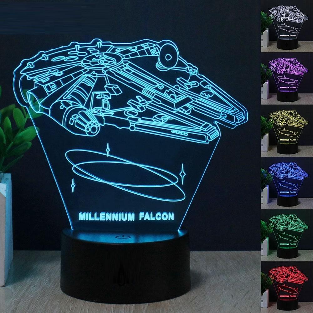 Star Wars Mini 3d Night Lamp For Kids Room And Collectors
