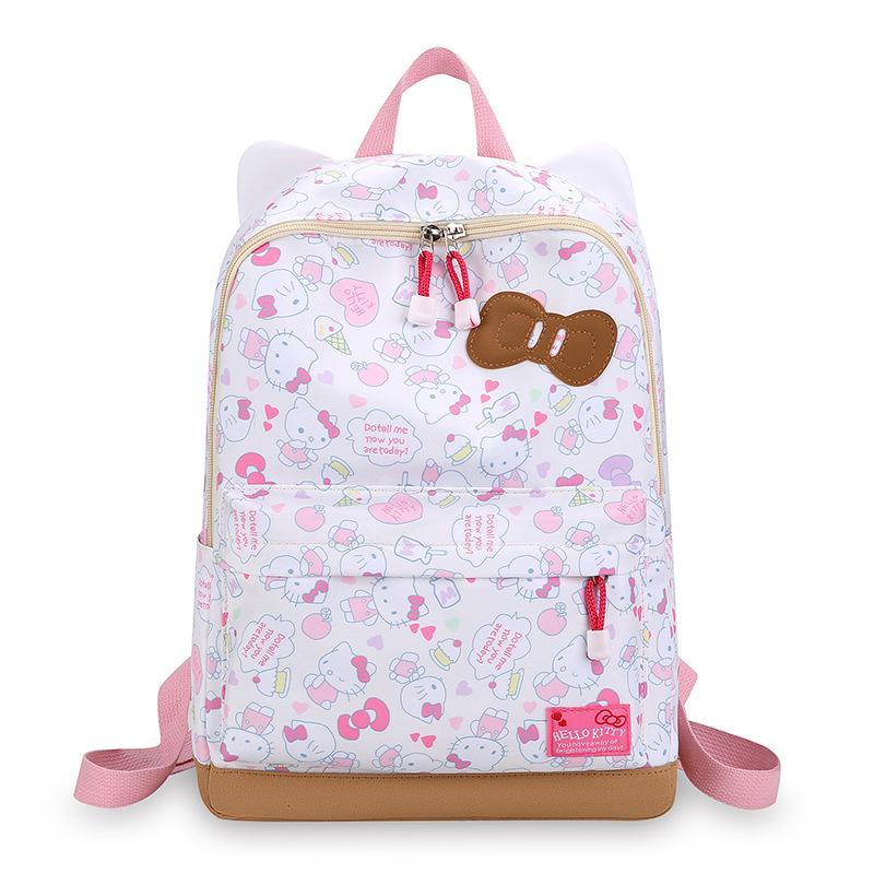 Школьная сумка женская большая вместимость рюкзак для школьников средней школы средней школы колледжа дикий рюкзак с напечатанным логотипом