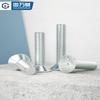 Guwanji GB/T 819 White Zinc Plated Cross Recessed Countersunk Head Screws
