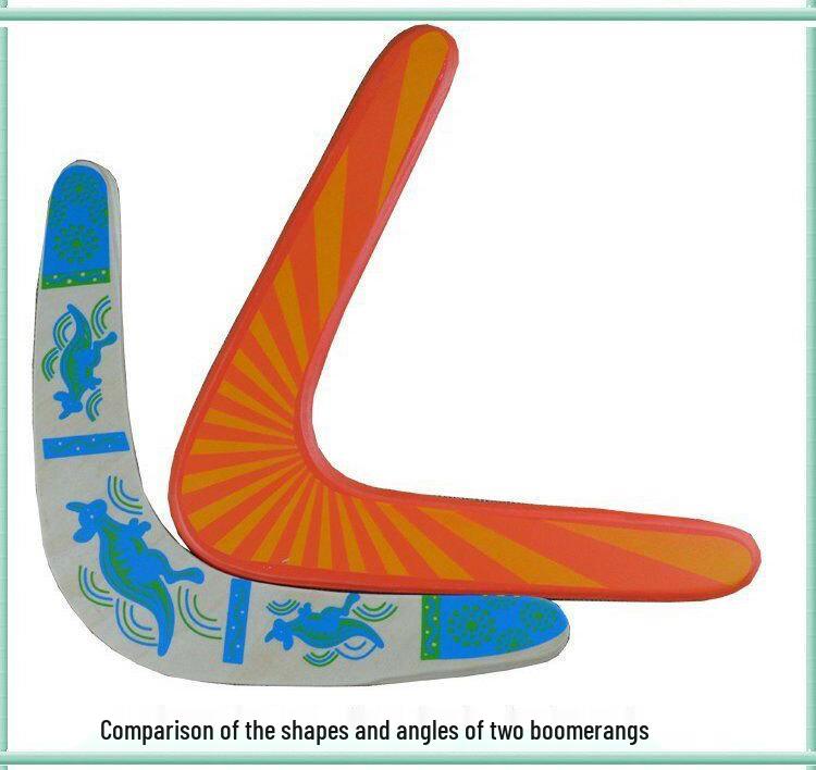 Детский деревянный возвращающийся V-образный метательный стик фрисби для занятий спортом на открытом воздухе