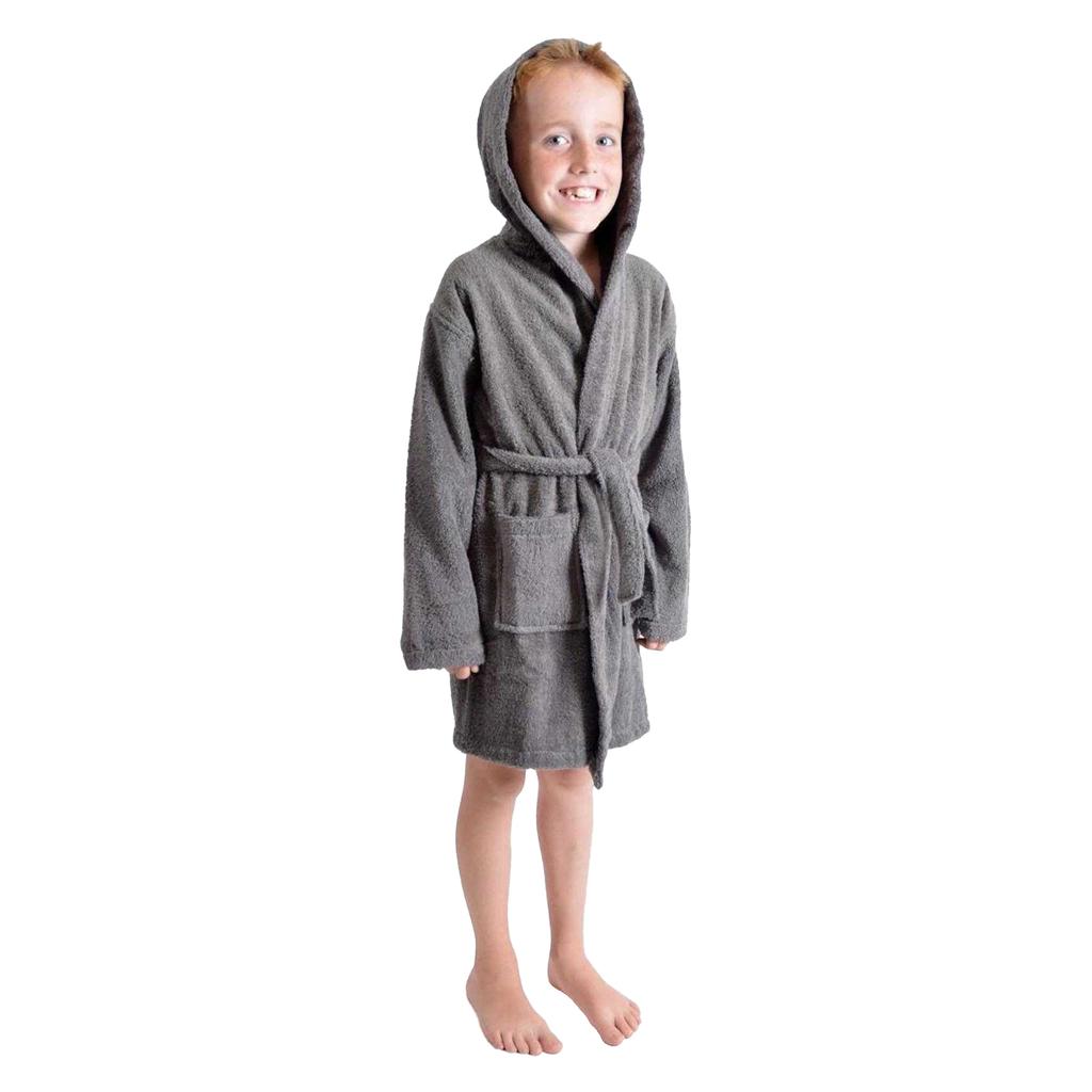 Keanu Childrens/Kids Cotton Dressing Gown