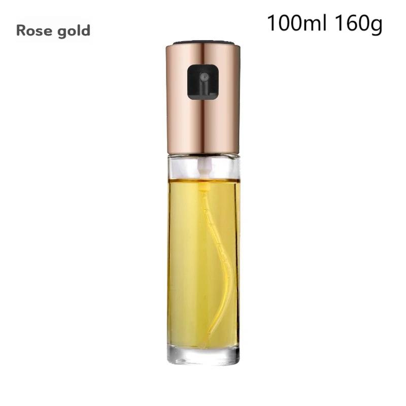 1 шт. 100 мл распылитель оливкового масла из нержавеющей стали, распылитель для кухонного масла, стеклянная банка для масла