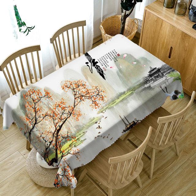 Small Relief Flower Pattern Tablecloth Simple Background Washable Cloth Thicken Cotton Rectangular And Round Table Cloth