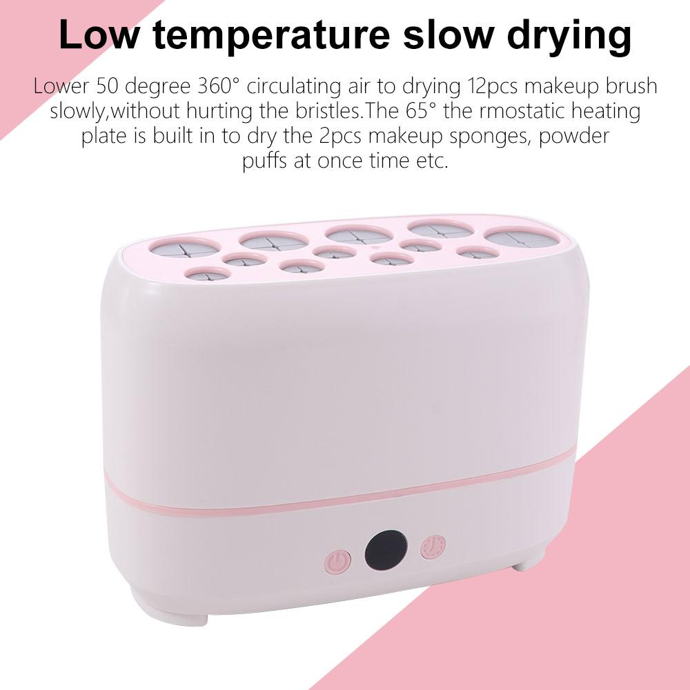 Fast Dryer Electric Cosmetic Brush Drying Machine Automatic Brush Cleaner Wash Spinner Gadget