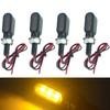 Motorcycle 8mm Mini 3LED Turn Signal Light Rear Light Indicator Flasher Lamp For Cafe Race Bobber Chopper Sportster 883 1200