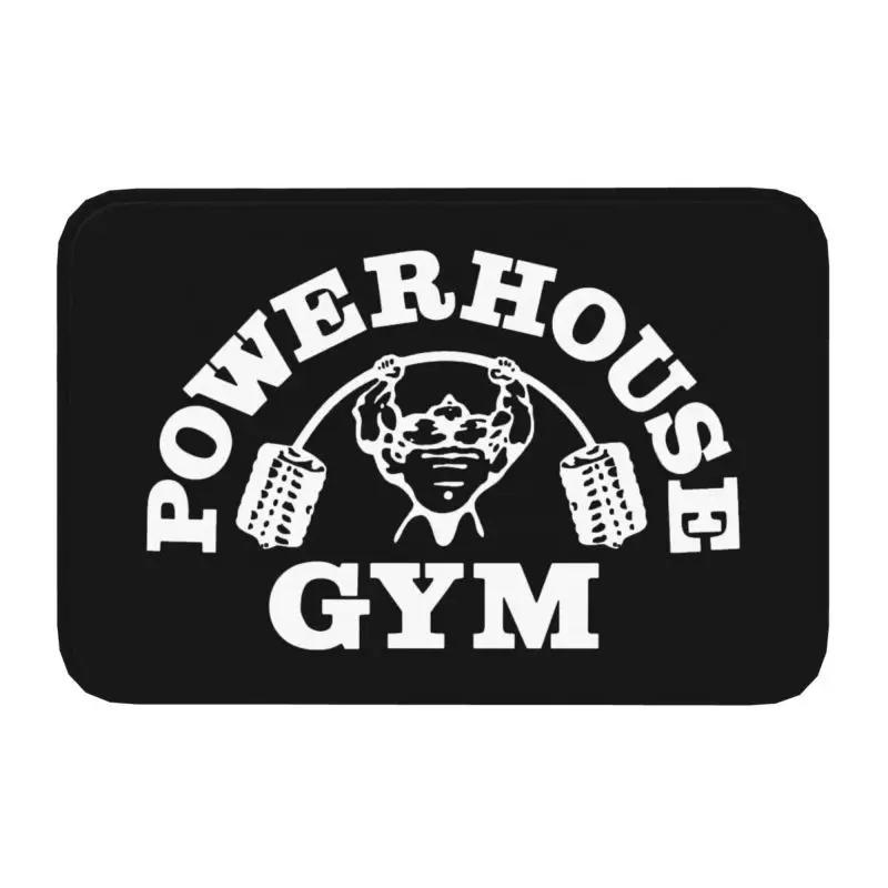 Коврик для двери Powerhouse Gym Противоскользящий Бодибилдинг Фитнес Мотивационная цитата Ванная Кухня Балкон Прихожая Ковер 40*60см