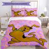 3pcs Scooby Doo Bedding Set Duvet Cover Closure Includes 1 Duvet Cover & 2 Pillowcases, Soft and Comfortable for All Seasons.