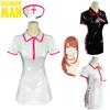 Chainsaw Man Makima Nurse Uniform Cosplay Costume Set With Headband And Stockings