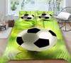 Пододеяльник Наволочка Двух- или Трехпредметный Серия Футбол 3D Цифровая Печать Полиэстер