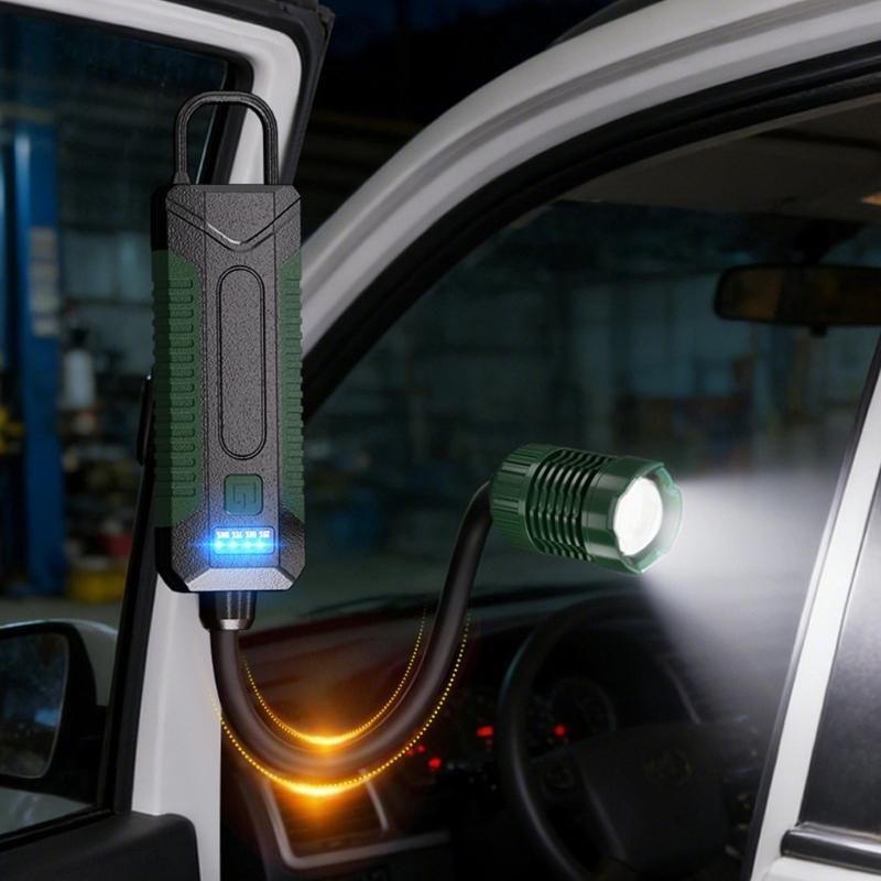 Светодиодный аварийный рабочий фонарь высокой яркости, фонарь для автомеханика, для ремонта автомобиля, с регулируемым углом наклона и долгим временем работы от аккумулятора