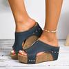Fashion 2025 New Fashion Summer Sandals Women Wedges Sandal for Women Elegant Sandals Slide Huaraches Female Women Platform Footwear