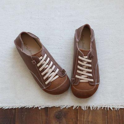 Летняя обувь из вулканизированной кожи для женщин, кроссовки Harajuku Slip On, женские широкие полулоферы со шнуровкой, кроссовки JK Girl Mules, новые