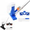 Pool Vacuum Cleaner Set Pool Floor Cleaner with Filter Bag Telescopic Pole ?Hand Pool Vacuum Cleaning Tool