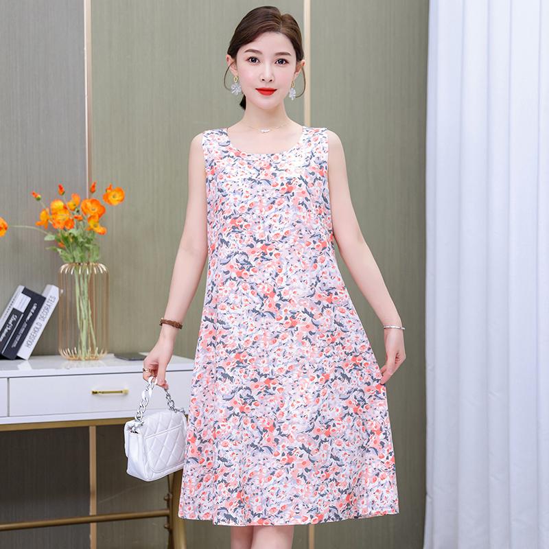 Элегантные платья без рукавов больших размеров для женщин, винтажное длинное летнее платье