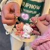 1 пара Kawaii Магнитный брелок для ключей для пары Подвесные украшения Обнимашка Брелок для ключей на День святого Валентина