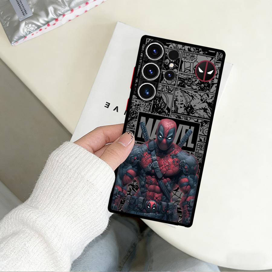 Marvel Дэдпул Человек-паук Funda Чехол для телефона для Samsung Galaxy S26 S25 Ultra S20 S24 Plus S22 Note 20 10+ S21 S23 FE