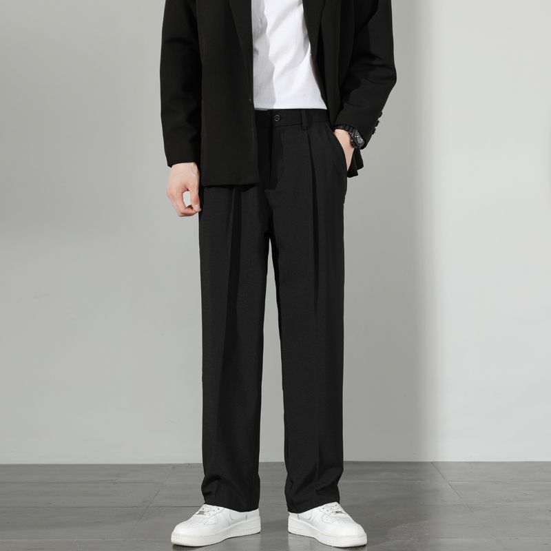 Мужские повседневные брюки свободного покроя 5XL, офисная официальная одежда, пиджаки, брюки для мужчин, уличная модная одежда, прямые брюки