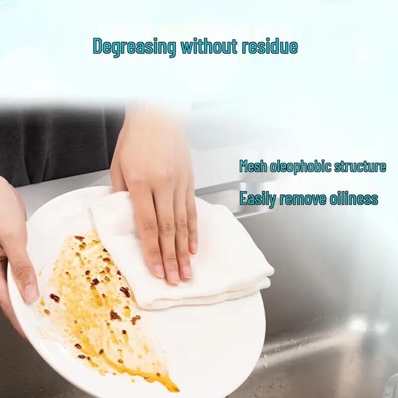 MIAOJIE Утолщенная 10-слойная сетчатая салфетка для посуды с маслоотталкивающим покрытием