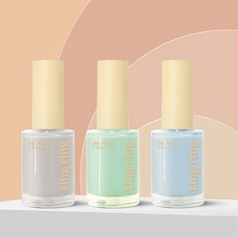 Daiso Ringling Pastel Nail 10ml Cloud Grey