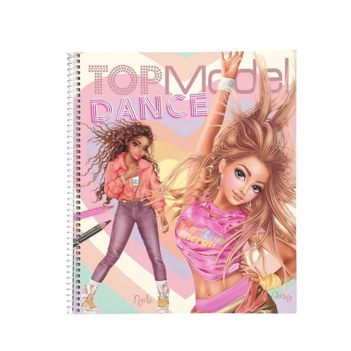 Album coloriage et création TOP Model modèle Dance