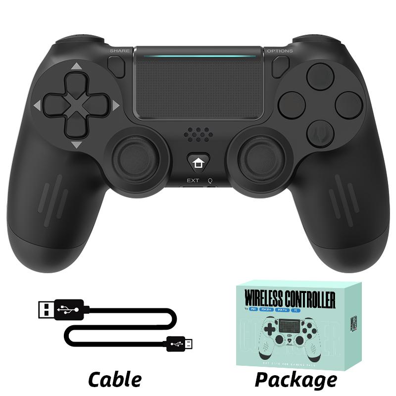 DATA FROG Беспроводной Bluetooth-контроллер для контроллера PS4, удаленный геймпад, совместимый с игровым джойстиком PS4/Slim/Pro с двойной вибрацией для ПК