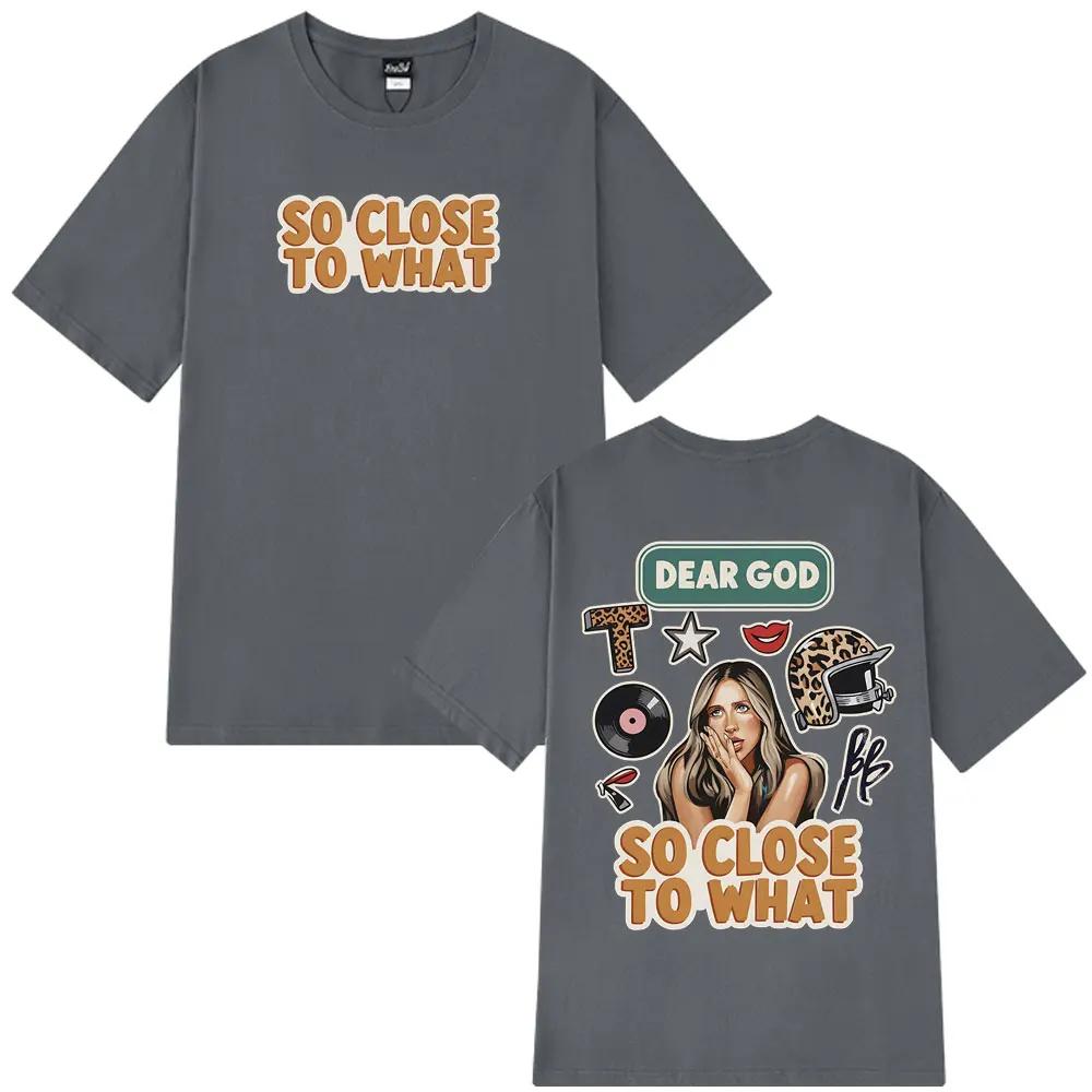 Singer Tate Mcrae T8 Music T Shirts Men's Women Vintage T-shirt Cotton Oversized Short Sleeve Aesthetics Tee Shirt Fans Gift