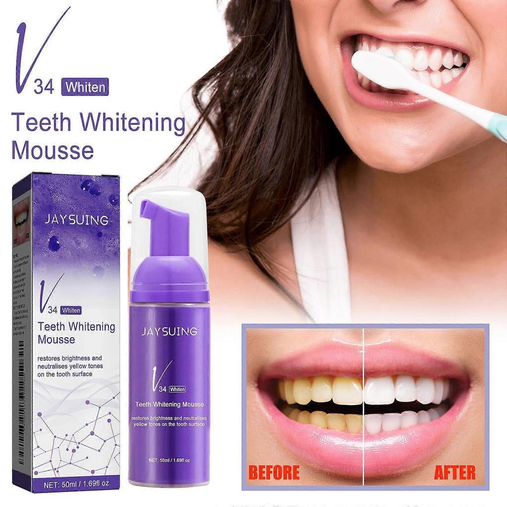 34 Whitening Toothpaste, Whitening Teeth, Correcting Yellow Teeth, Cleaning Stains, Oral Cleaning Toothpaste